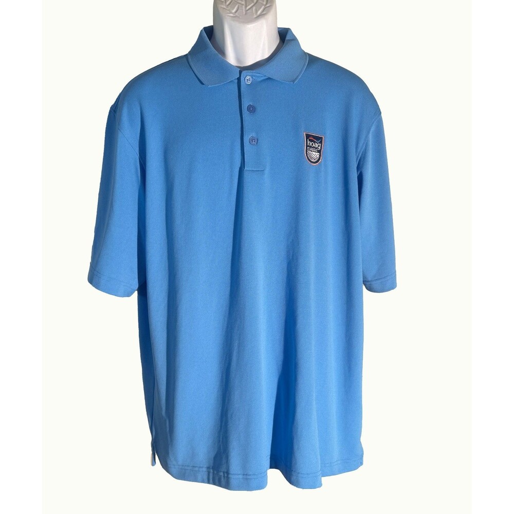 Antigua Hoag Classic Championship Golf Polo Shirt Blue‎ Large